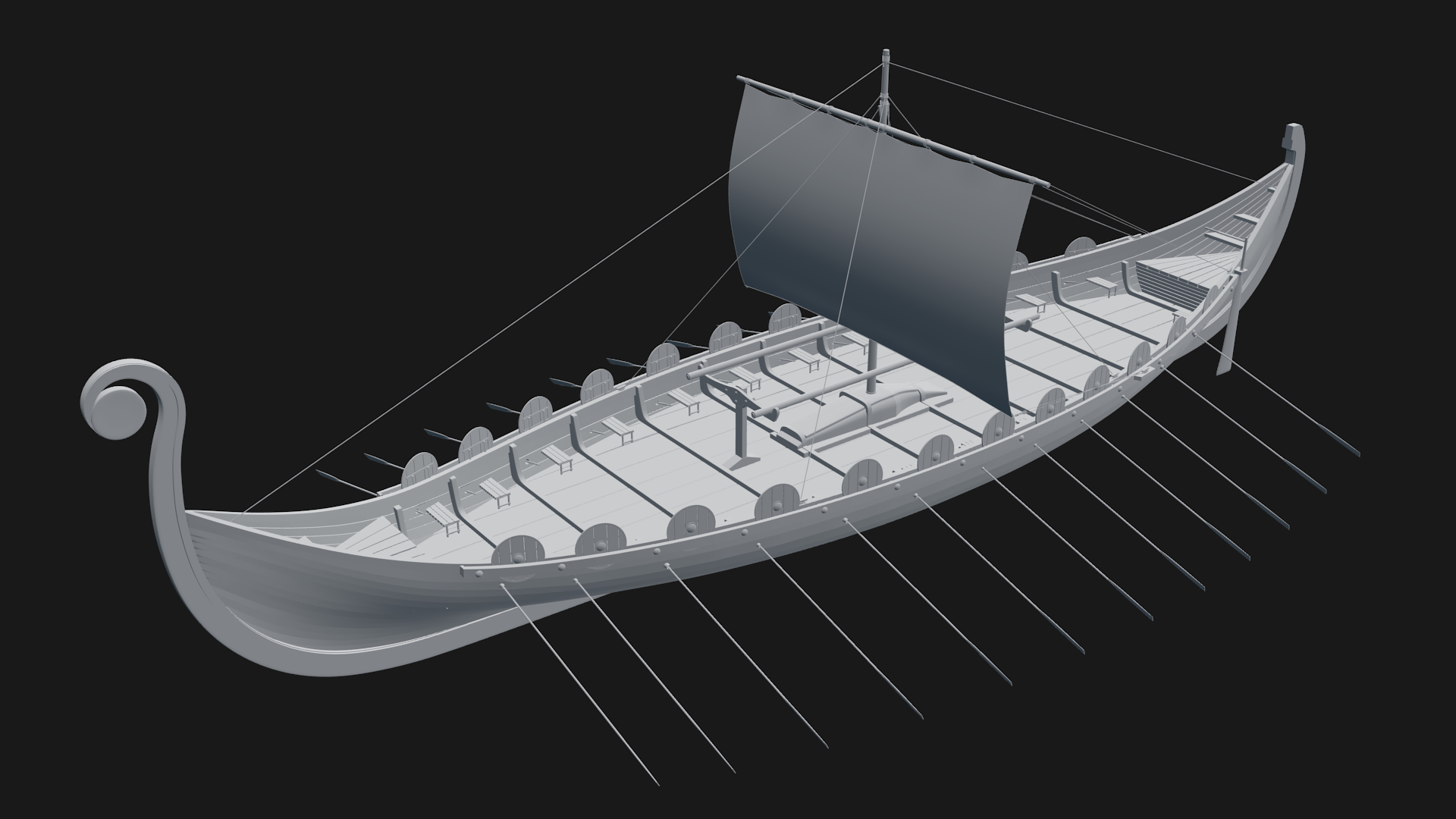 Drakkar Viking ship preview image 1